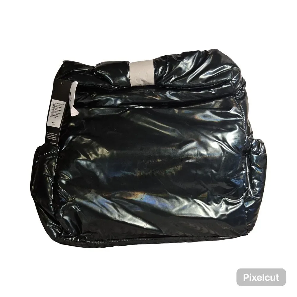 TAHARI Peacock Hobo Bardot Shoulder Bag Iridescent Forest Green $89 MSRP NWT